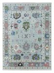 Wool Rug - 360 x 270 cm - light blue