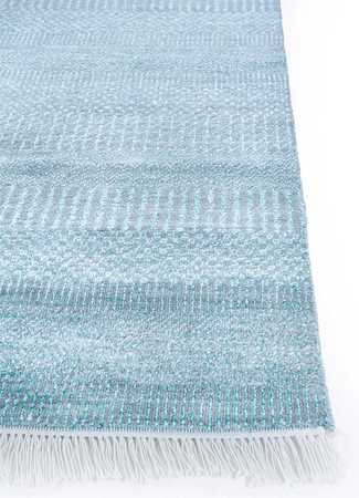 Wool Rug - 300 x 240 cm - light blue