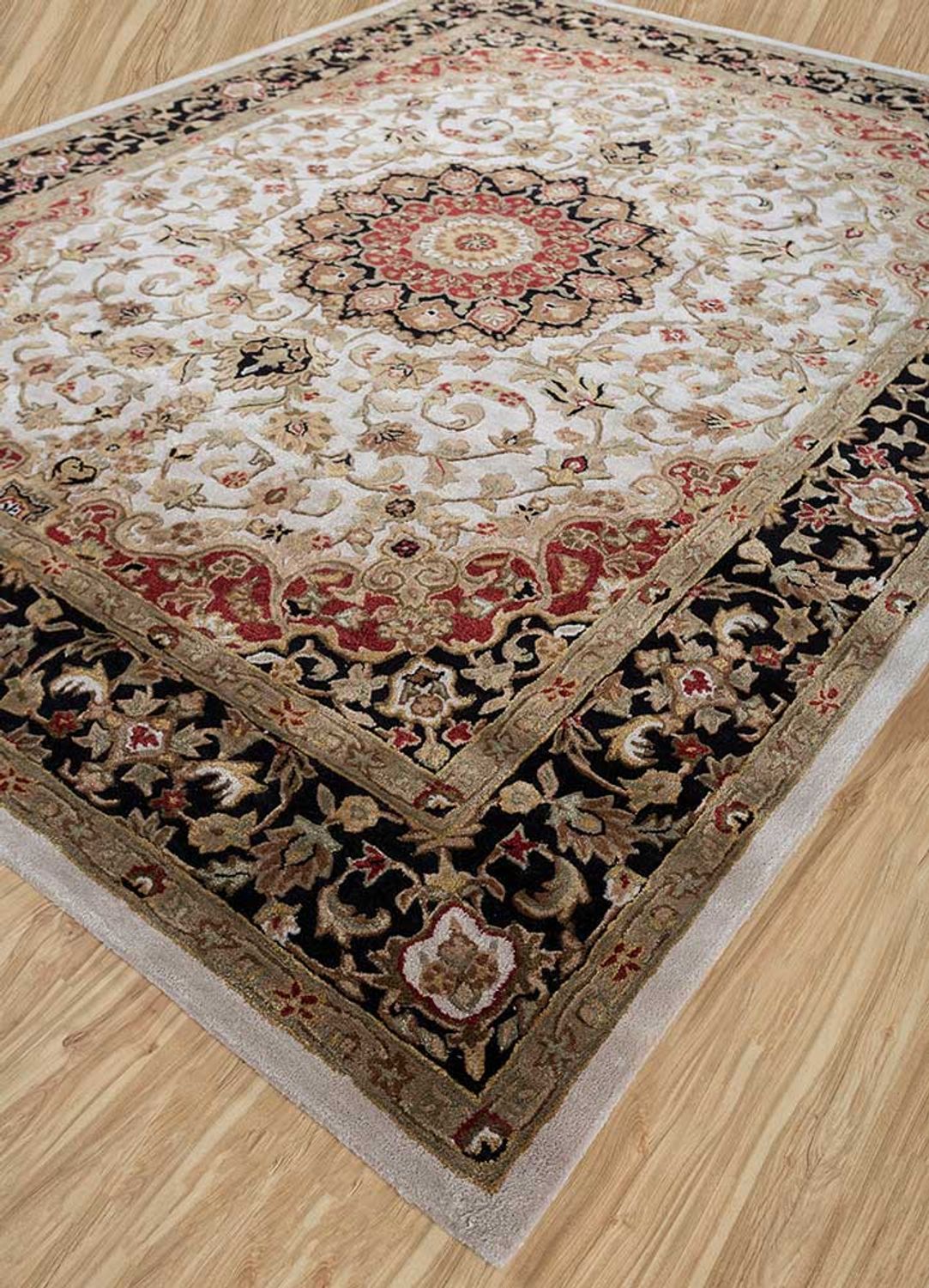 Wool Rug - 300 x 240 cm - cream