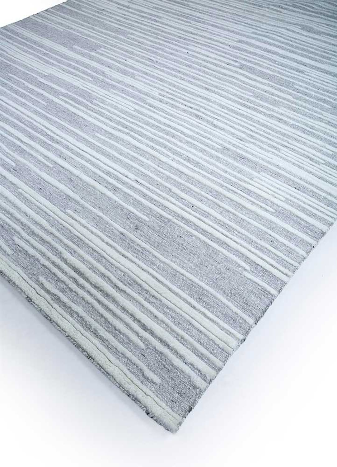 Wool Rug - 300 x 240 cm - light grey