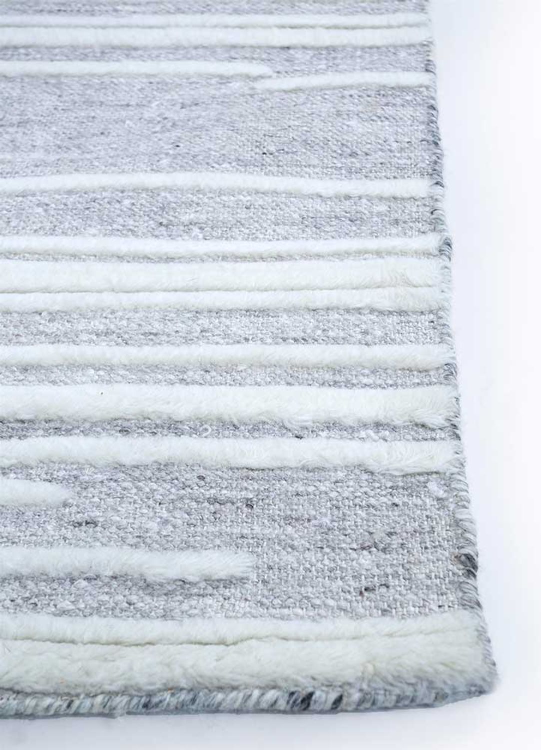 Wool Rug - 300 x 240 cm - light grey