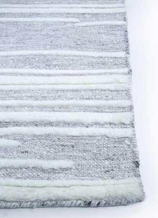 Wool Rug - 300 x 240 cm - light grey