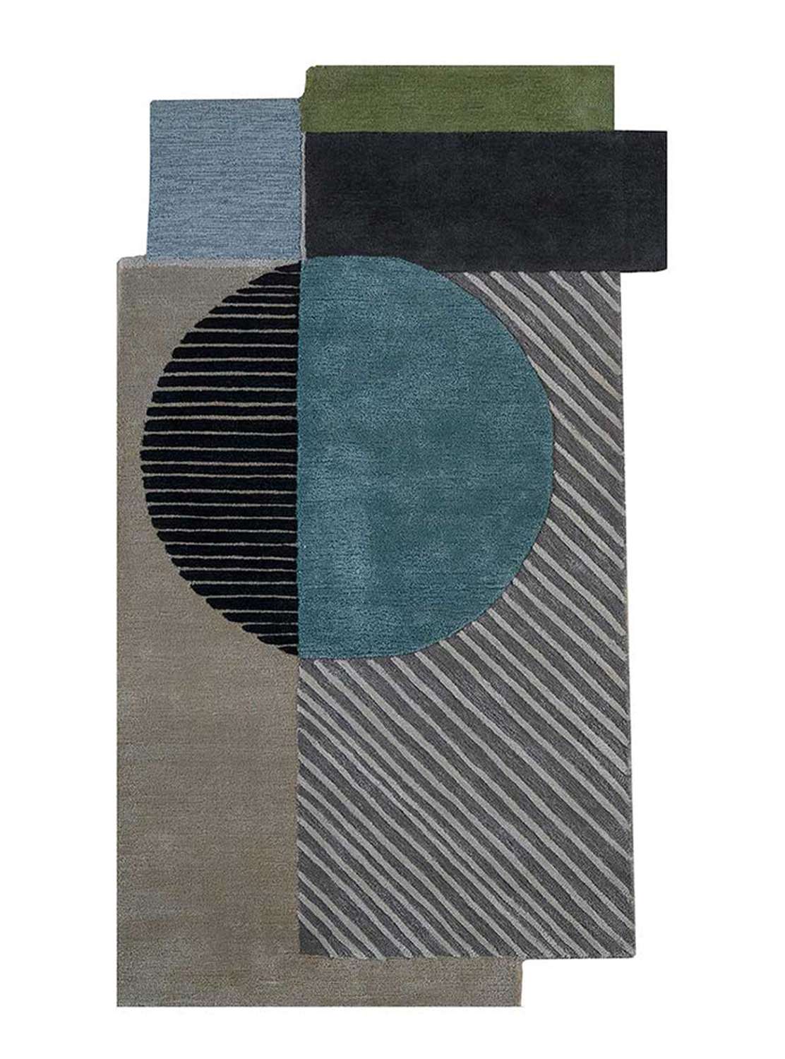 Wool Rug other shape  - 300 x 240 cm - multicolored