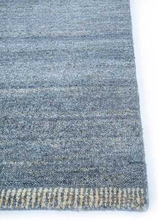 Wool Rug - 300 x 240 cm - light blue