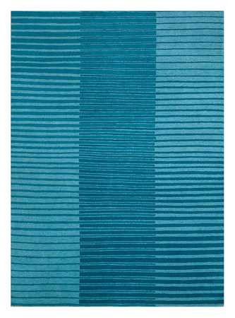 Wool Rug - 240 x 150 cm - blue