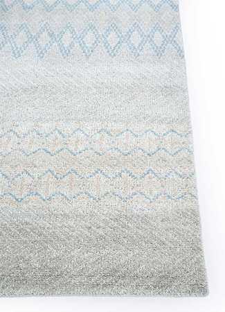 Wool Rug - 240 x 150 cm - light grey