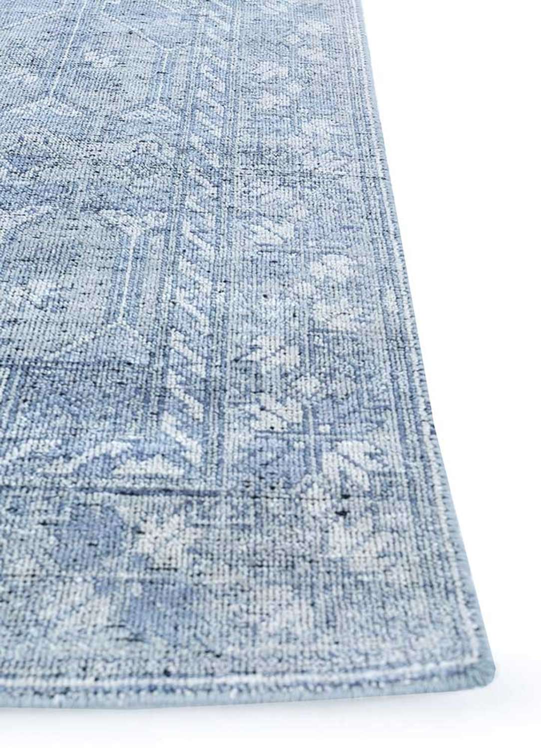 Wool Rug - 300 x 240 cm - light blue