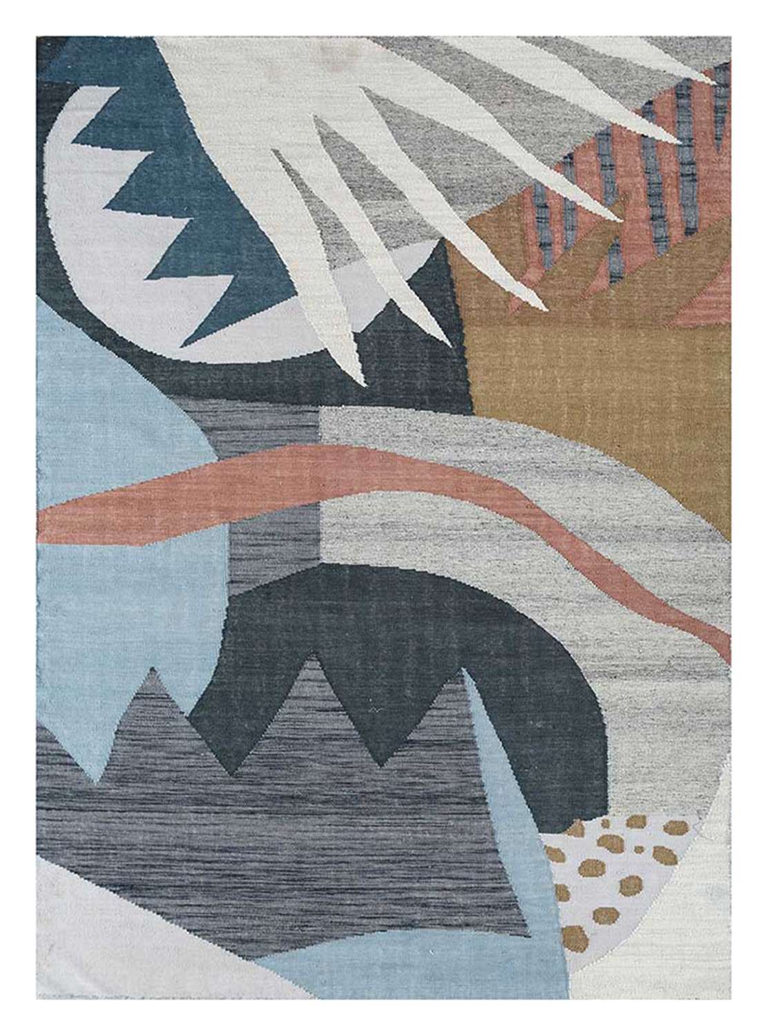 Wool Rug - 270 x 180 cm - multicolored