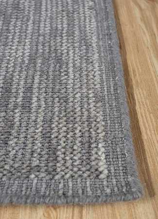 Wool Rug - 240 x 150 cm - grey