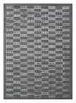 Wool Rug - 270 x 180 cm - black and white