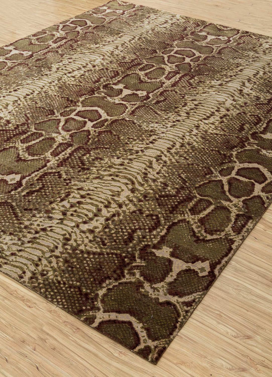 Wool Rug - 300 x 240 cm - brown