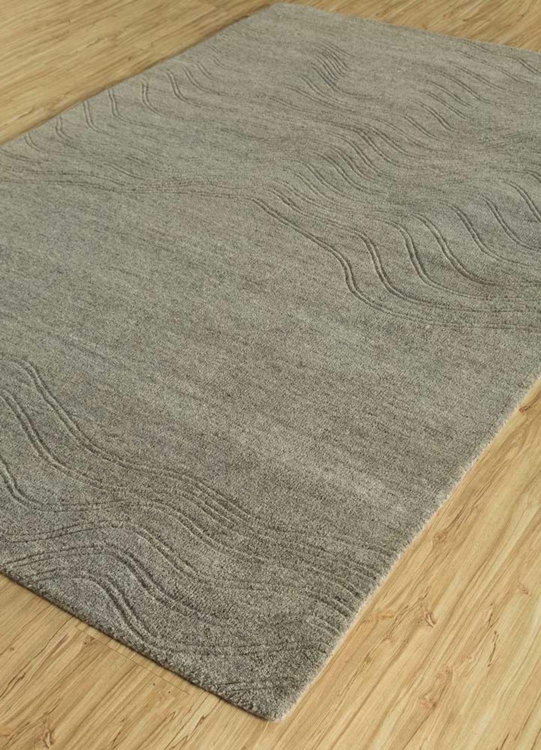 Wool Rug - 240 x 150 cm - dark grey