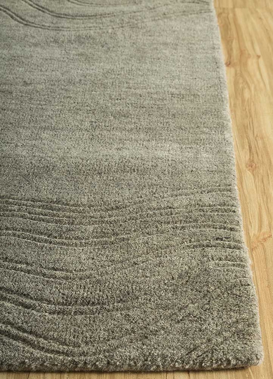 Wool Rug - 240 x 150 cm - dark grey