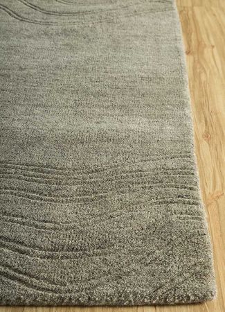 Wool Rug - 240 x 150 cm - dark grey