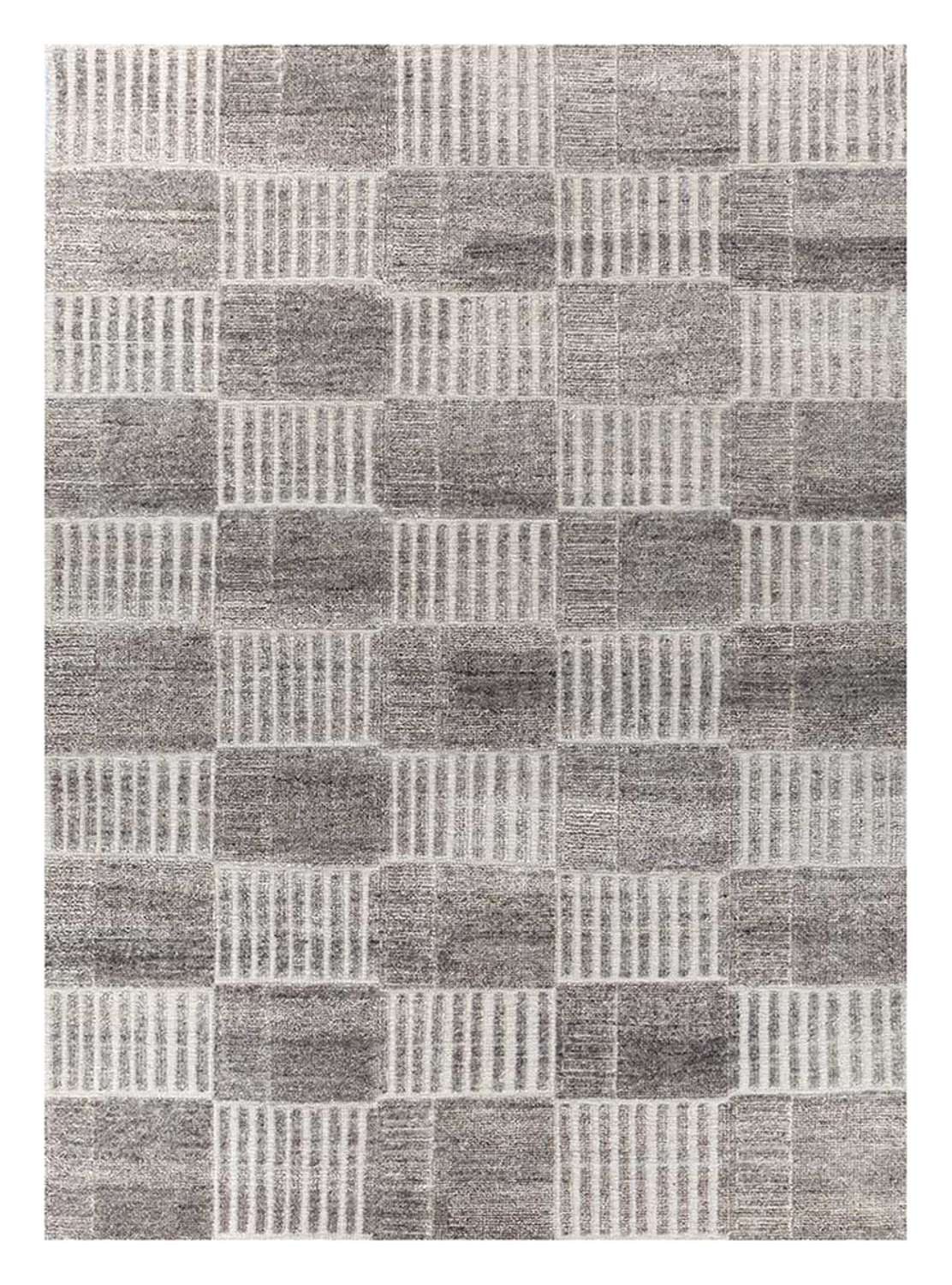 Wool Rug - 300 x 240 cm - silver