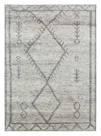 Wool Rug - 240 x 150 cm - grey