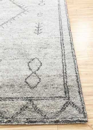 Wool Rug - 240 x 150 cm - grey