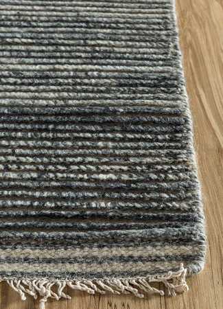 Wool Rug - 300 x 240 cm - light grey