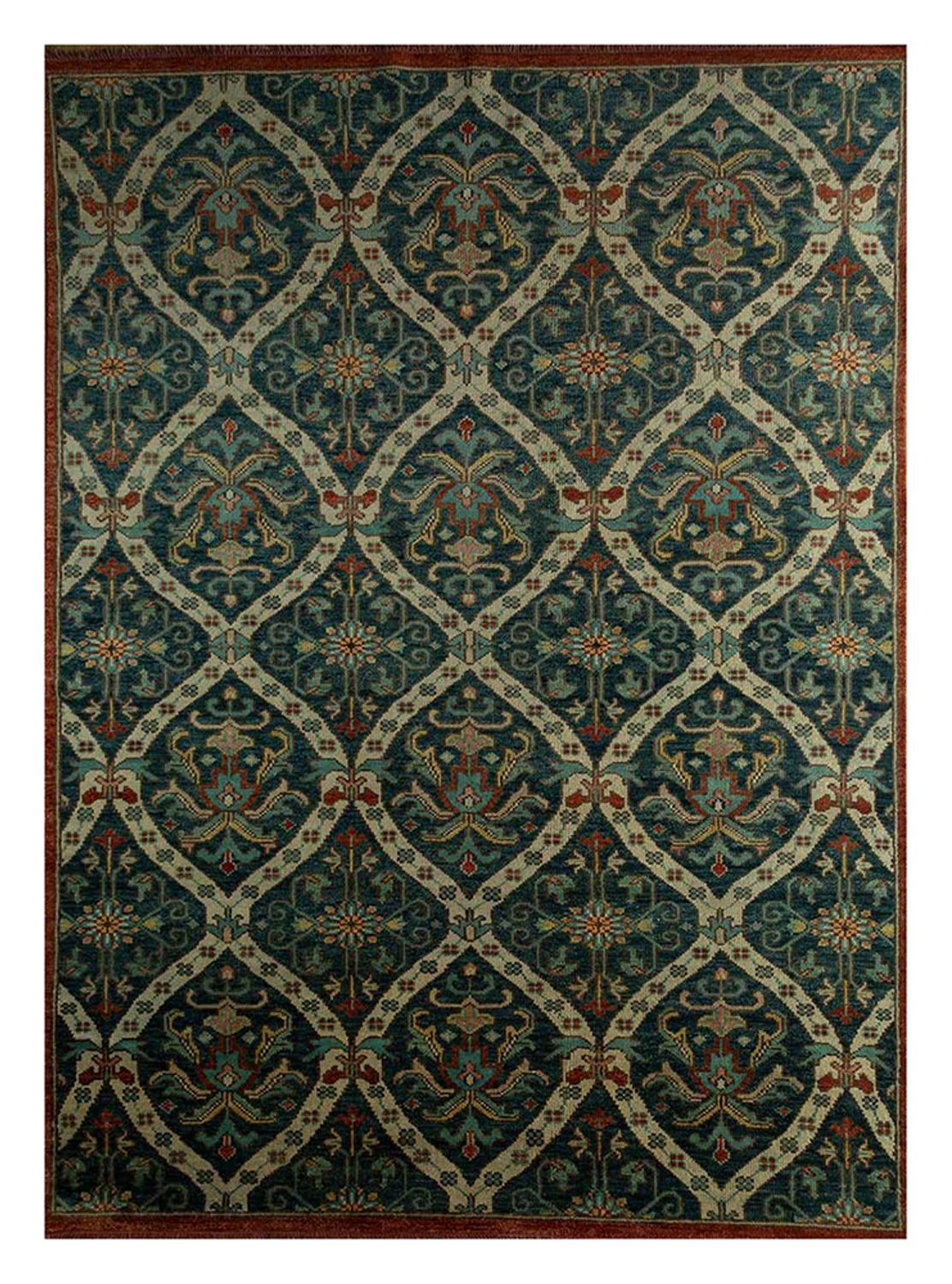 Wool Rug - 300 x 200 cm - dark green