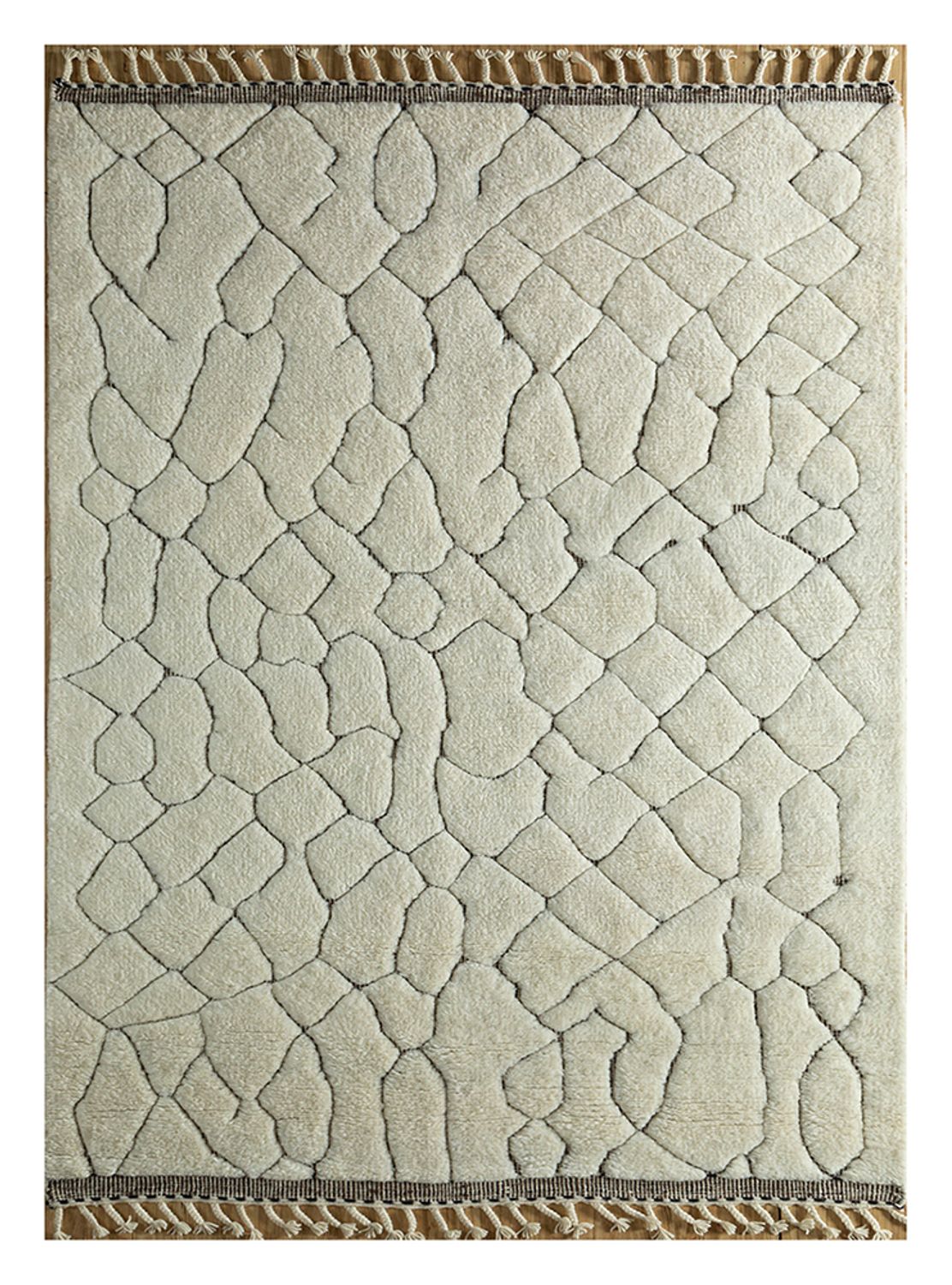 Wool Rug - 300 x 200 cm - white