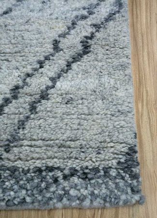 Wool Rug - 240 x 150 cm - grey