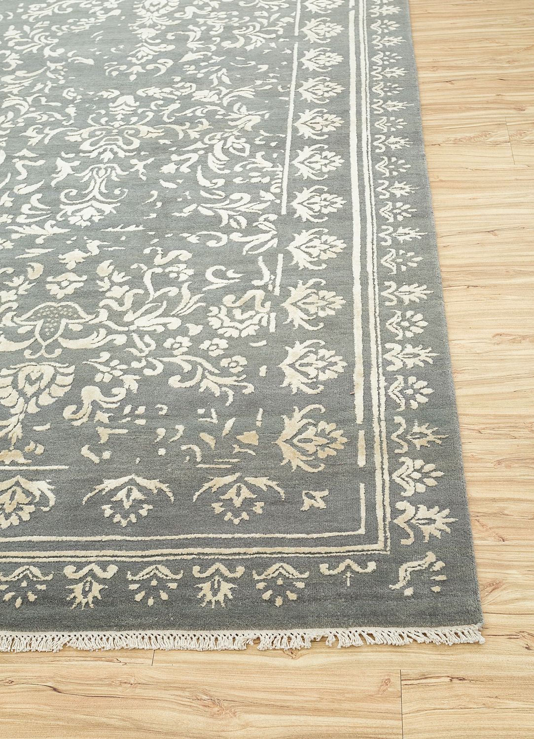 Wool Rug - 300 x 240 cm - grey