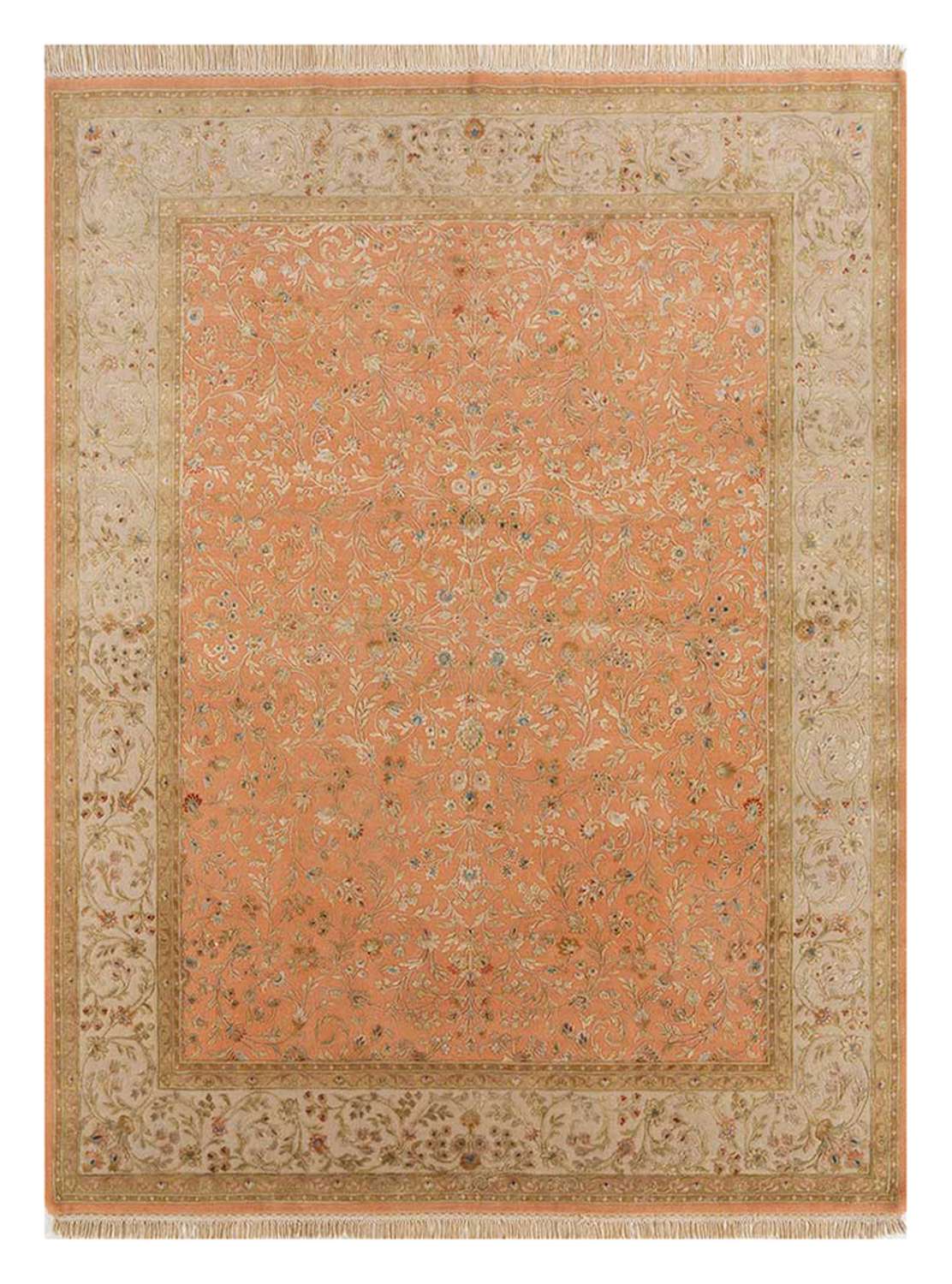 Wool Rug - 300 x 240 cm - salmon