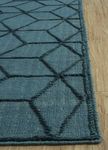 Wool Rug - 240 x 150 cm - sea blue