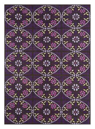 Rug - 270 x 180 cm - purple