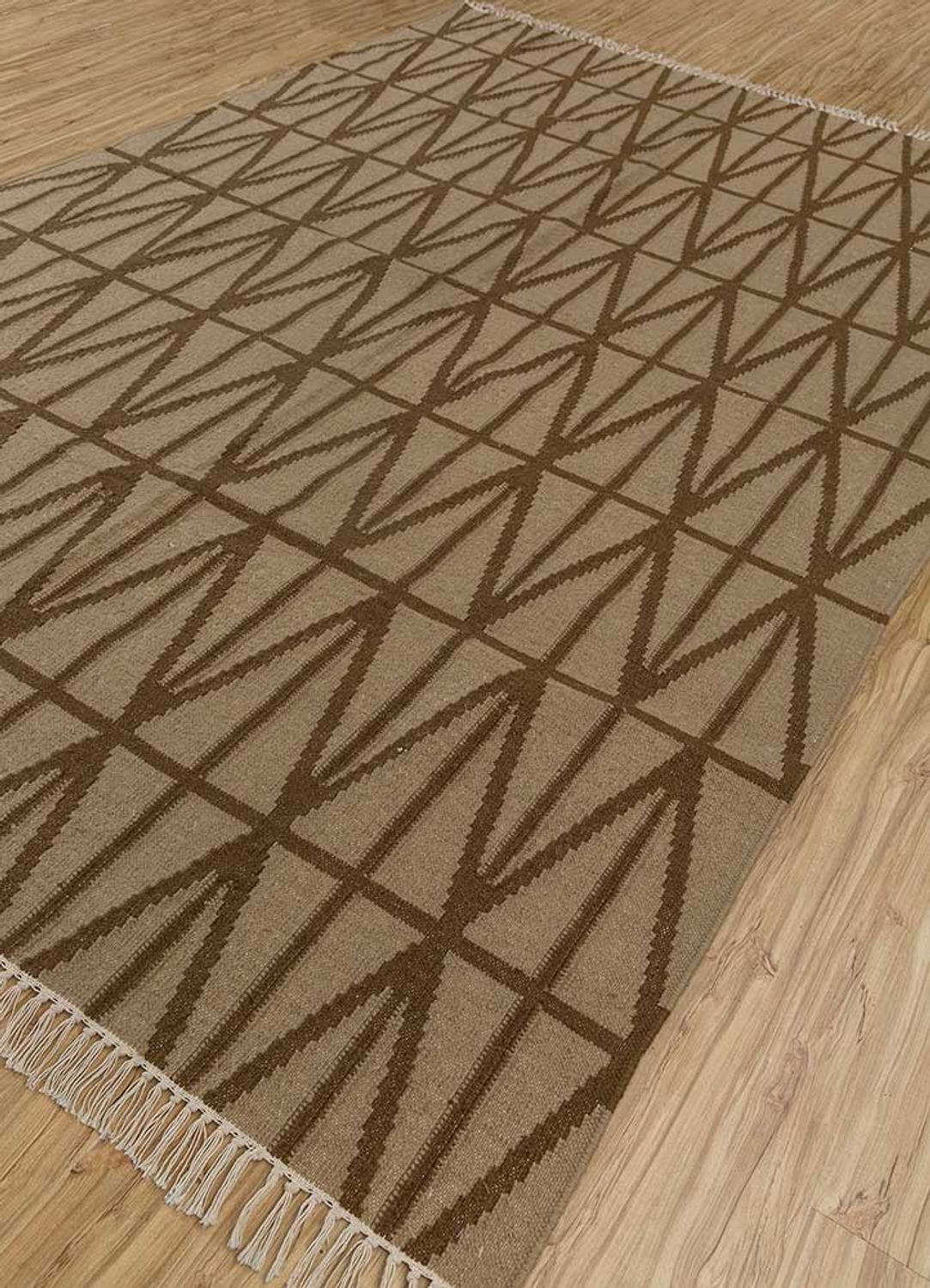 Wool Rug - 270 x 180 cm - dark beige