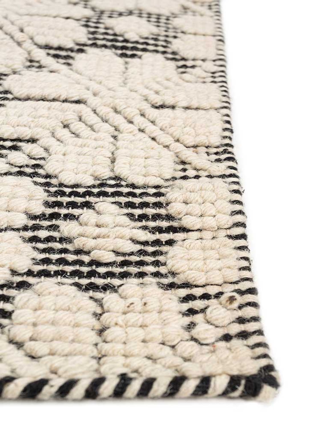 Wool Rug - 240 x 150 cm - cream