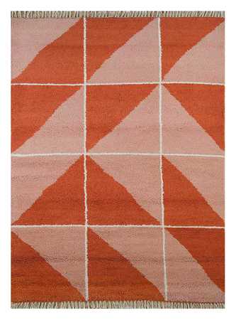 Wool Rug - 240 x 150 cm - light red