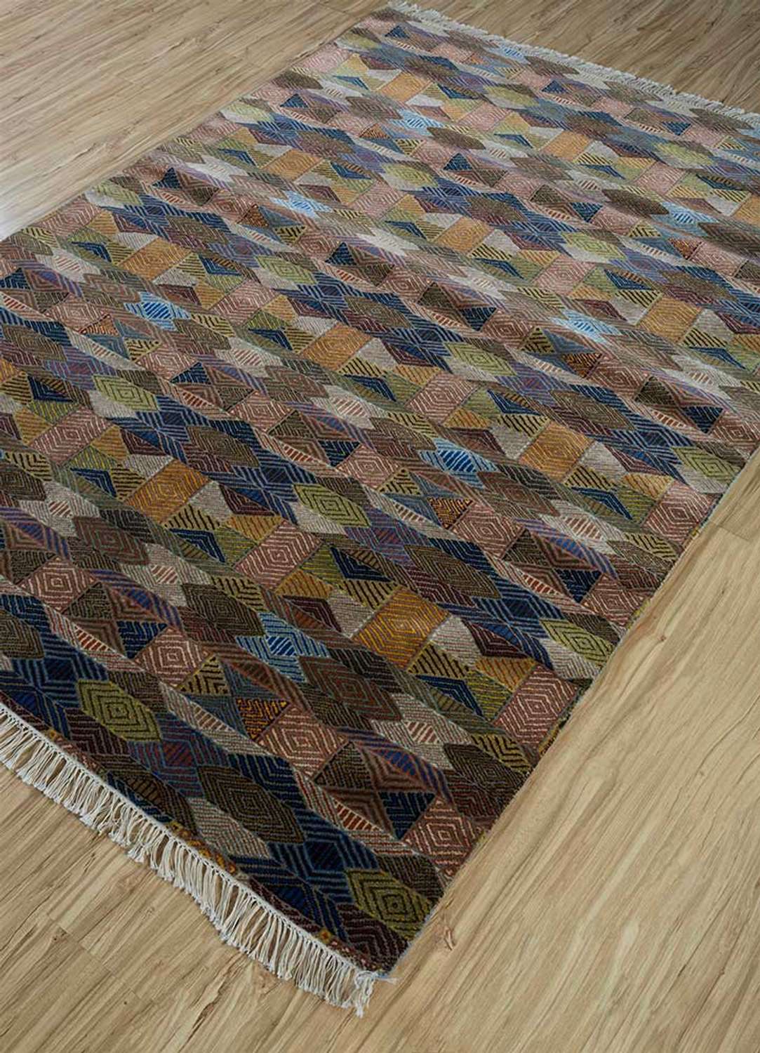 Wool Rug - 210 x 150 cm - multicolored