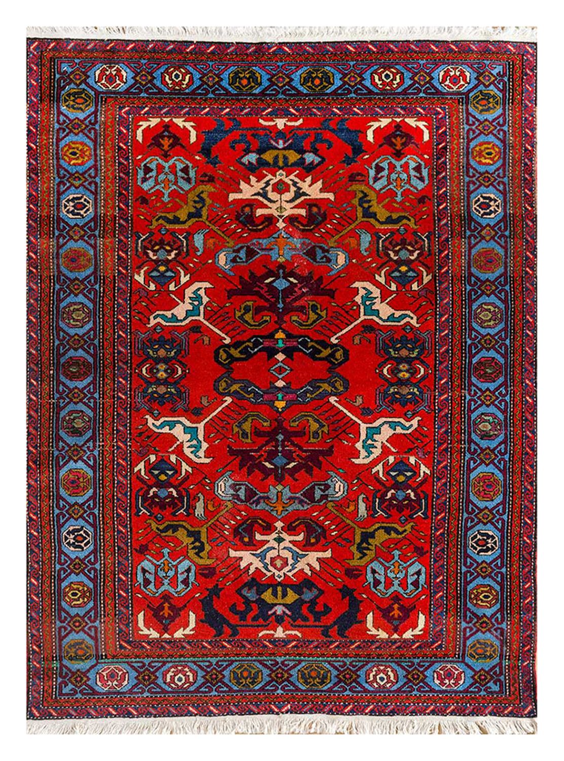 Oriental Rug - 195 x 120 cm - multicolored