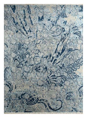 Wool Rug - 300 x 240 cm - light blue