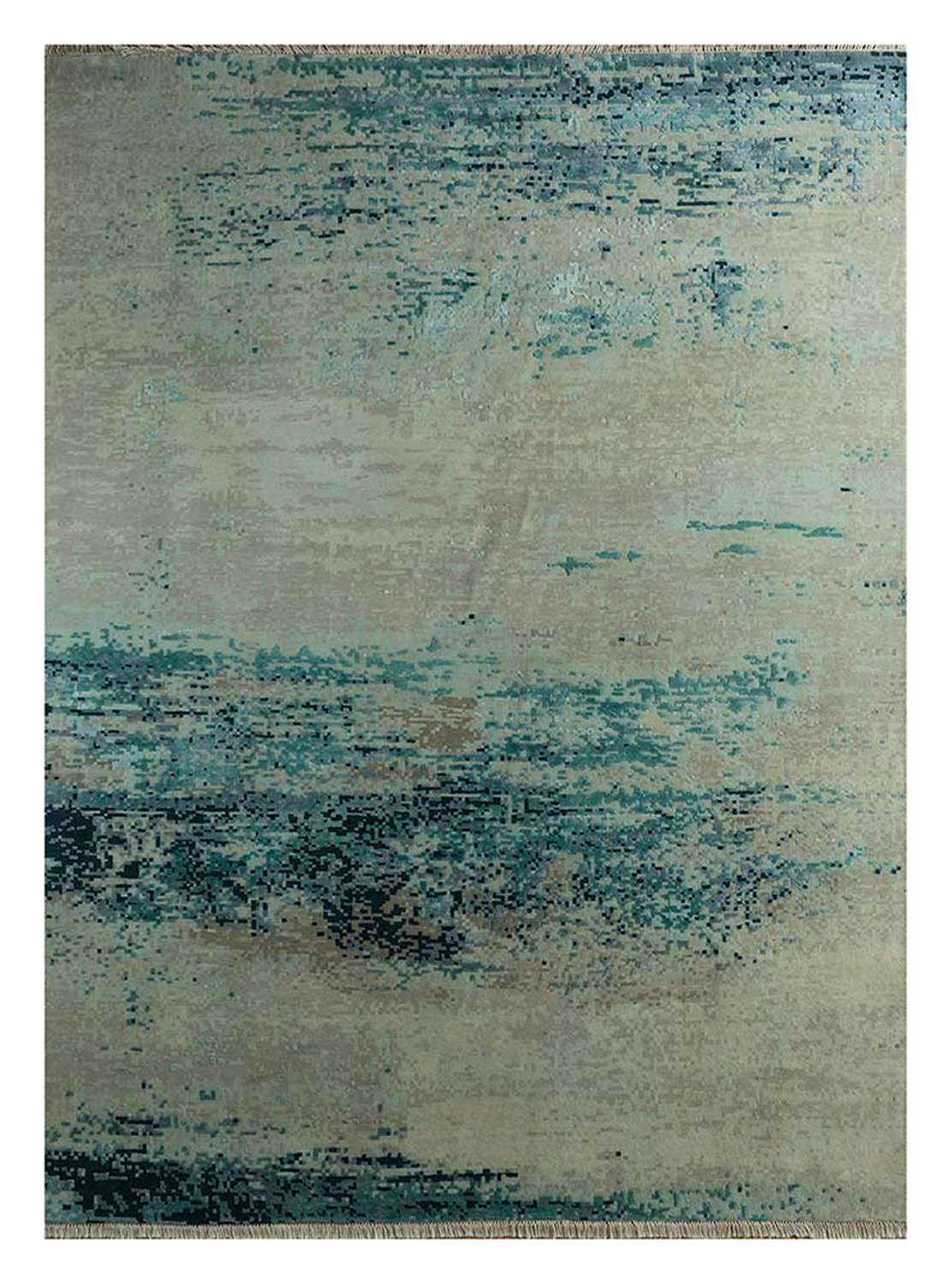 Wool Rug - 300 x 240 cm - light green