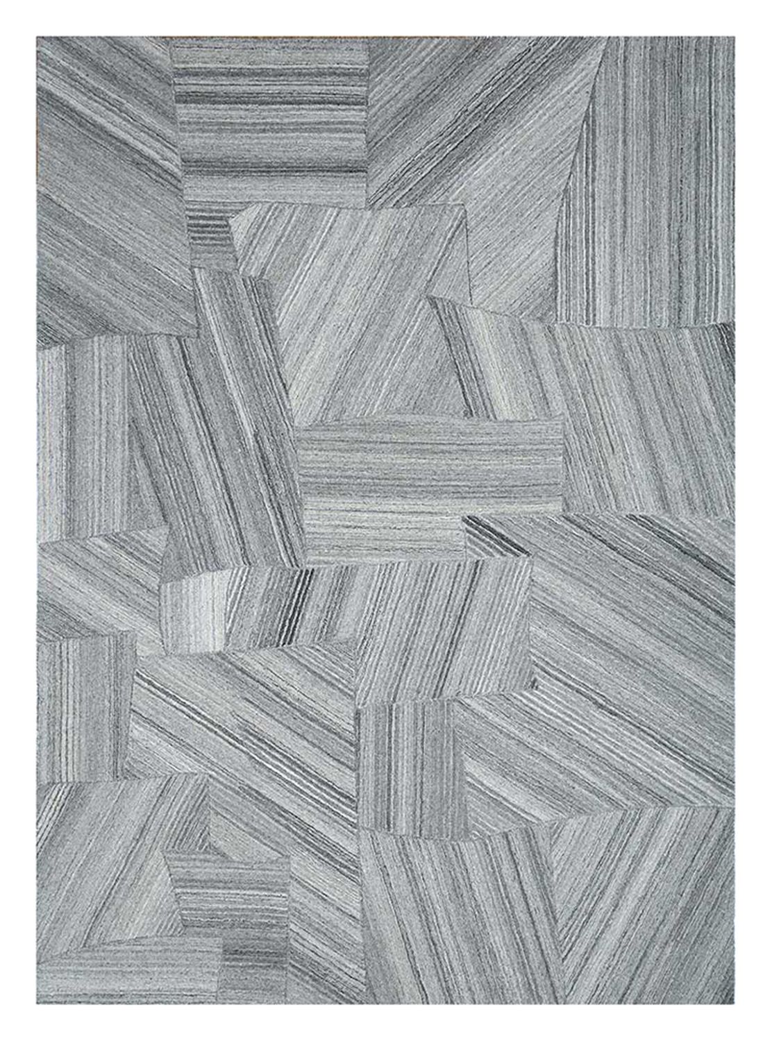 Wool Rug - 240 x 150 cm - light grey