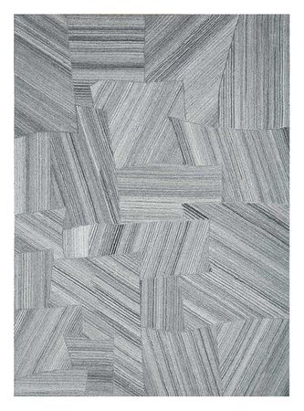 Wool Rug - 240 x 150 cm - light grey