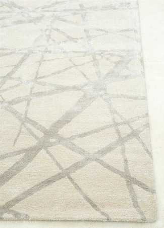 Wool Rug - 240 x 150 cm - white