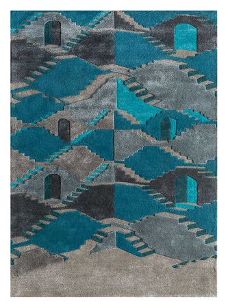 Wool Rug - 240 x 150 cm - multicolored