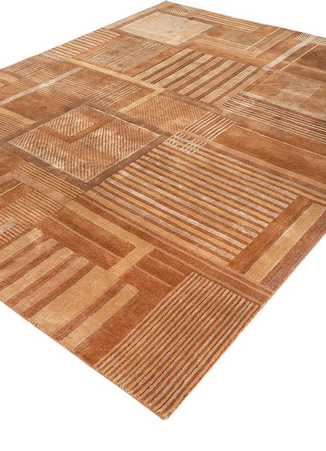 Designer Rug - 287 x 230 cm - brown