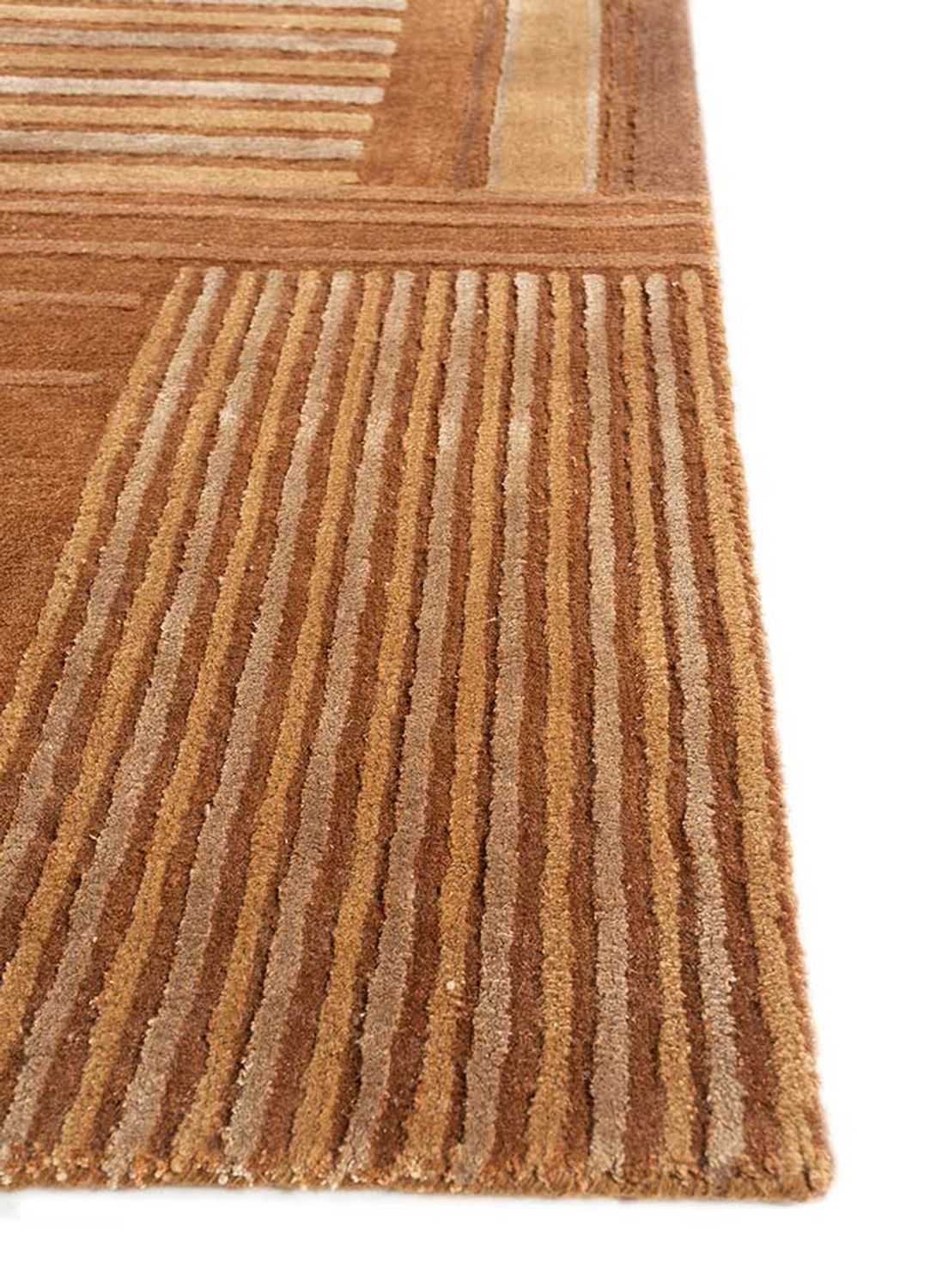 Designer Rug - 287 x 230 cm - brown