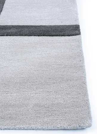 Wool Rug - 240 x 150 cm - light grey