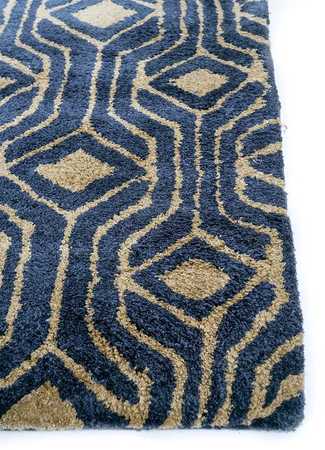 Rug - 240 x 150 cm - dark blue