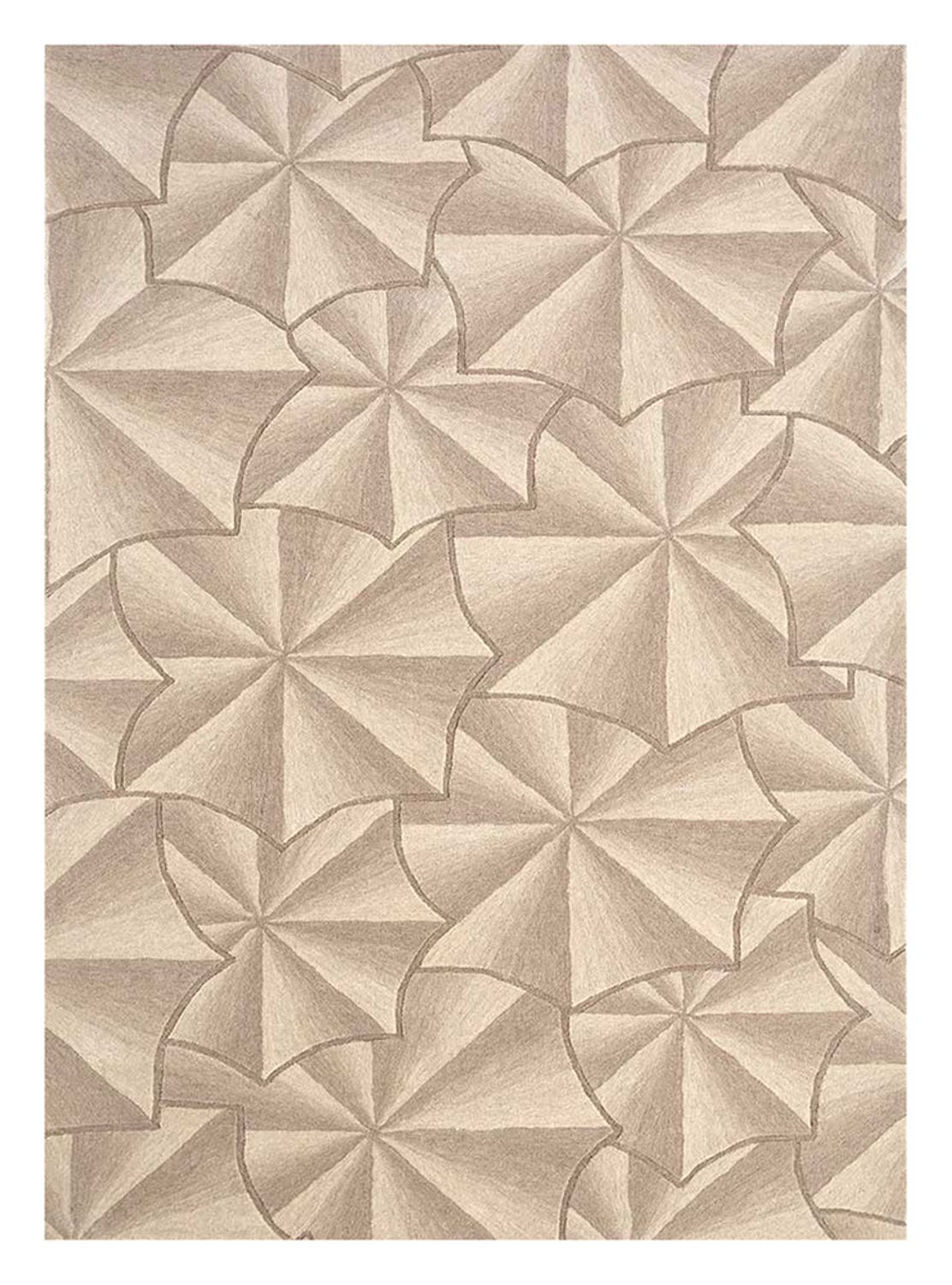 Wool Rug - 240 x 150 cm - gold