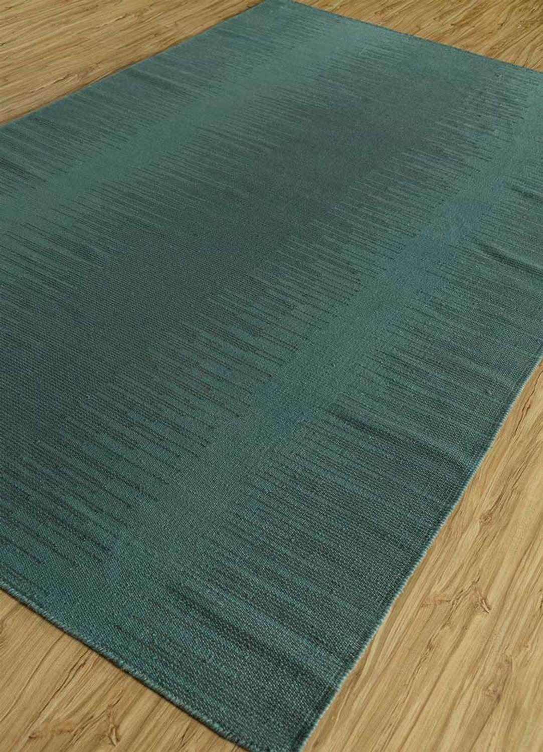 Wool Rug - 240 x 150 cm - green