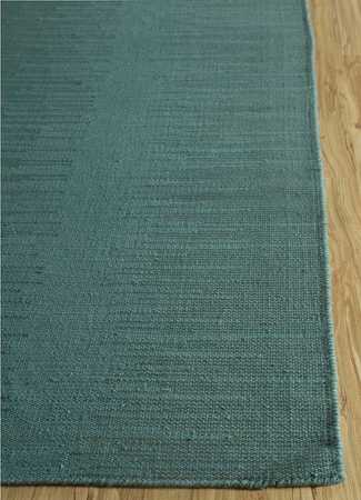 Wool Rug - 240 x 150 cm - green