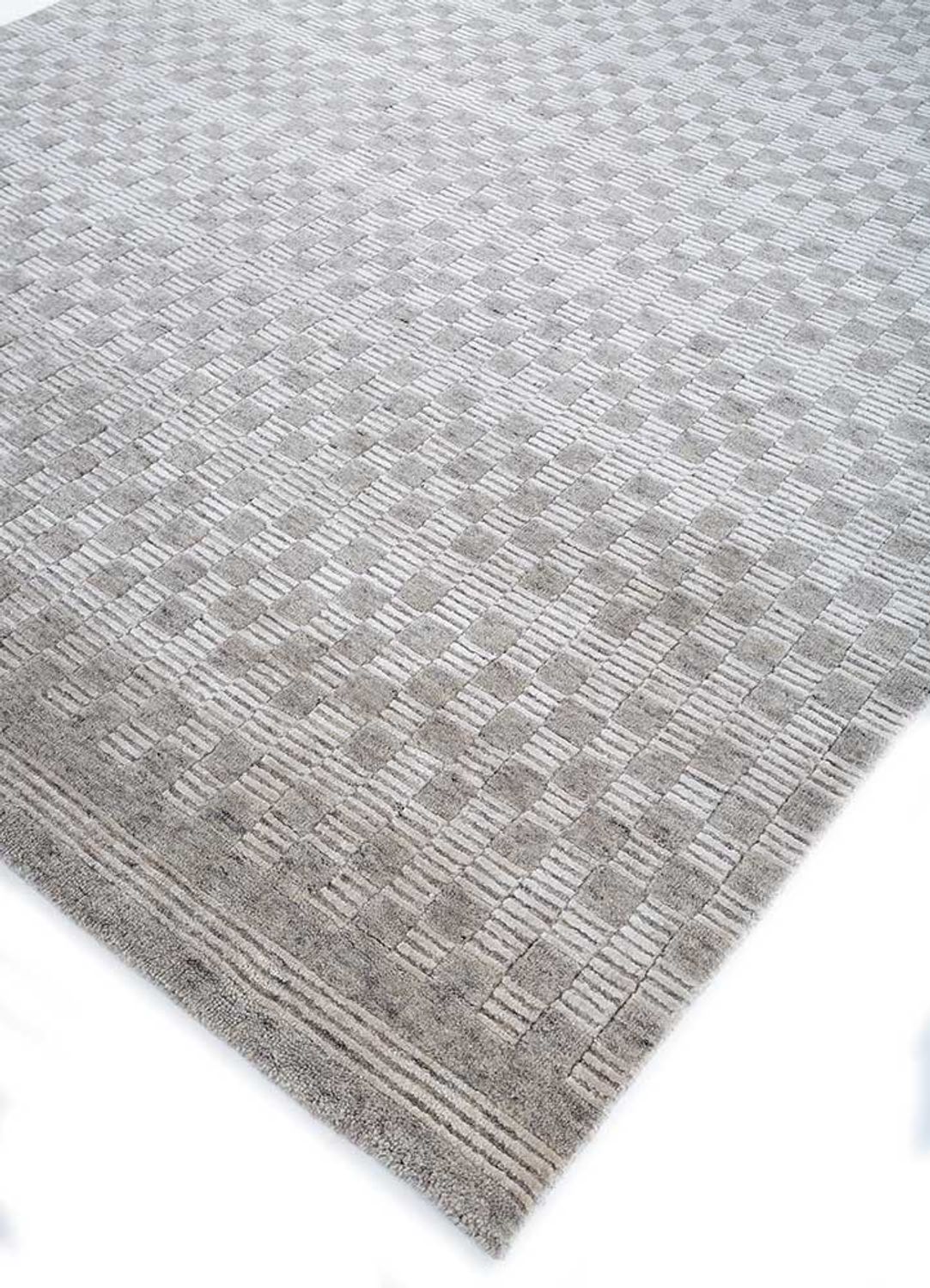 Wool Rug - 300 x 240 cm - light grey