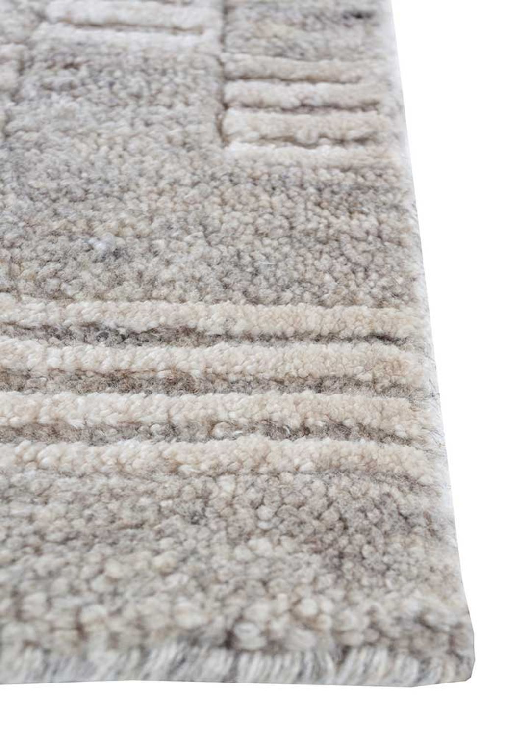 Wool Rug - 300 x 240 cm - light grey