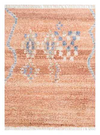 Wool Rug - 270 x 180 cm - light red